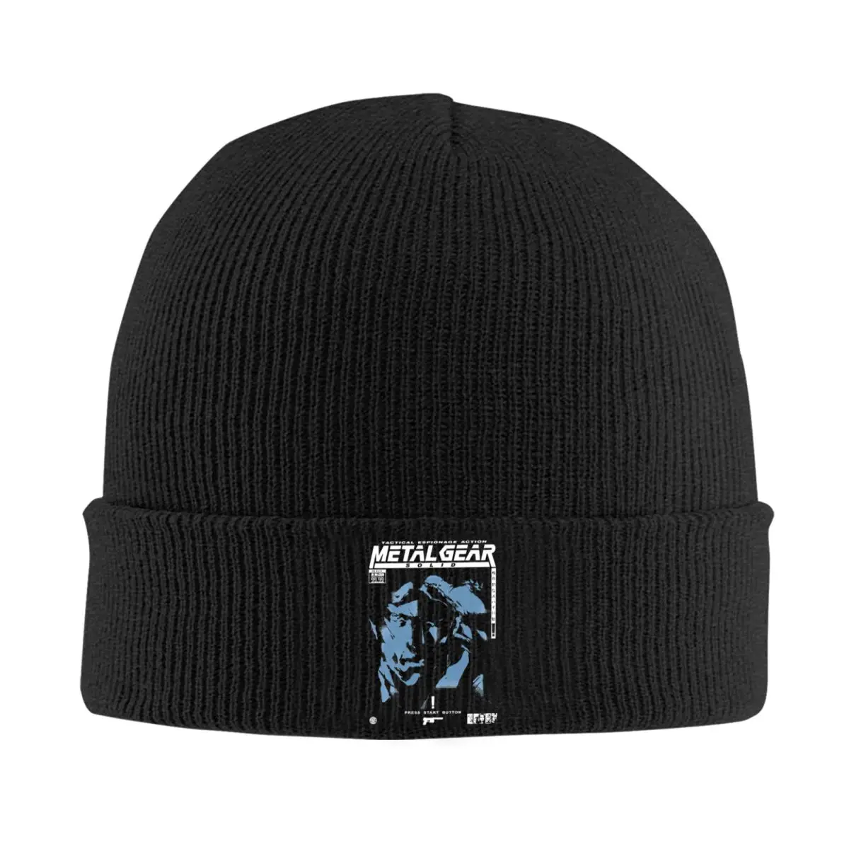 METALs GEARs SOLID Solid Snake Metal Gear Bonnet Hats Beanie Hats Knitted Hat Autumn Winter Y2K Adult Unisex Thermal Elastic Cap