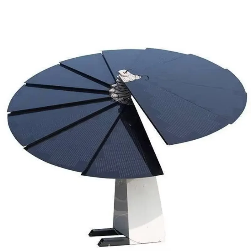 Urban Outdoor Low-Carbon Lighting Monocrystalline Silicon Solar Panel Photovoltaic Solar Flower MPPT Controller 2.65kW 220V