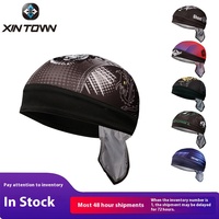 XINTOWN Cycling hat Outdoor sports pirate headscarf sweat-absorbing quick drying towel Bicycle sports hat Bicycle helmet lining