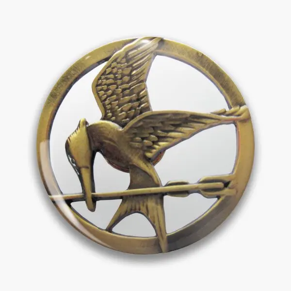 Mockingjay Pin  Soft Button Pin Metal Cute Jewelry Lapel Pin Hat Brooch Lover Cartoon Women Decor Gift Funny Fashion Clothes