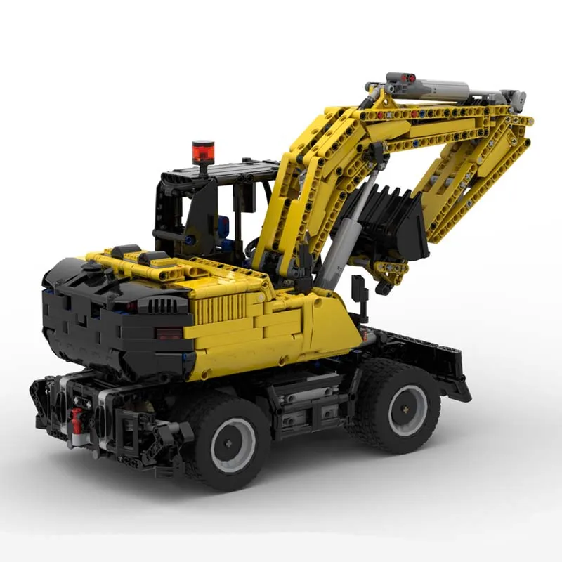 1660 STUKS Sportwagen RC Wielgraafmachine MOC Aanpasbare Modulaire Bouwblokken Eenvoudig Steentjesmodel Ontwerp DIY Jongens Festival Speelgoed Cadeau