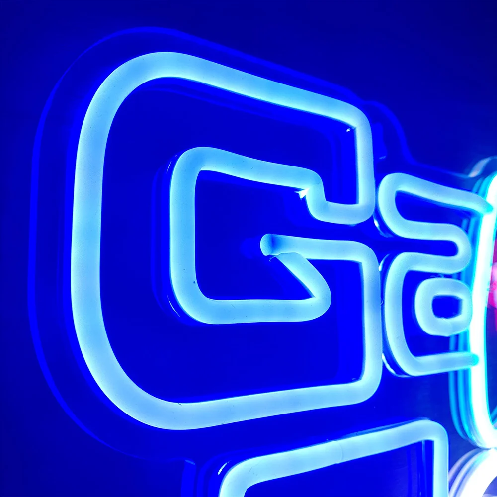 Game Zone Neon Sign Gaming LED Neon Light Signs for Bedroom Birthday Gift for Gamer Husband Boy Kids Child Teenager