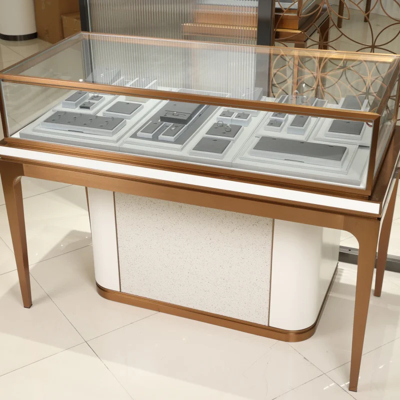 

custom.High Grade Jewelry Kiosk With Custom Jewelry Showcase And Display Counter For Sale