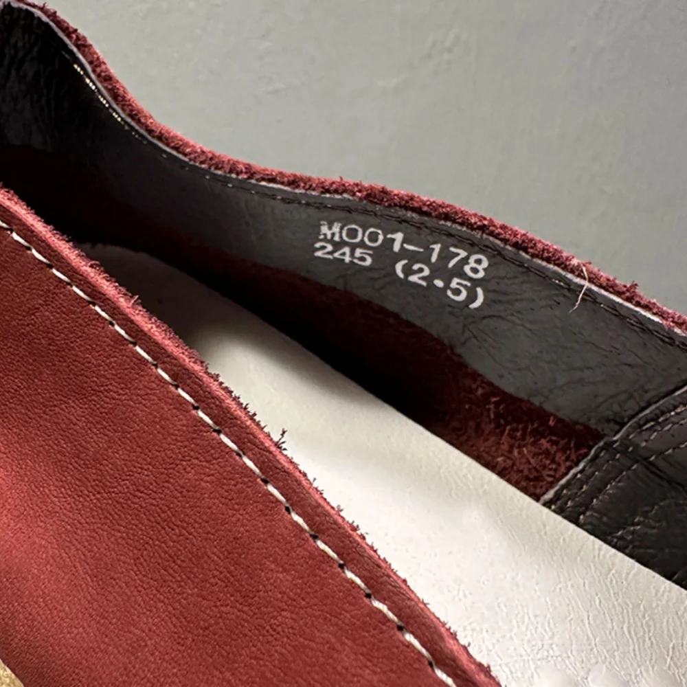 أحذية صياد السمك من جلد البقر الناعم، أحذية مريحة من الجلد الطبيعي للرجال، أحذية بدون كعب كاجوال مصنوعة يدويًا، أحذية قيادة