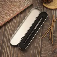 YUN CHUN 1 Set Premium Metal Ballpoint Pen with Wood Barrel for Smooth Writing and High-End Design-Black Ink-Office-With Case 4