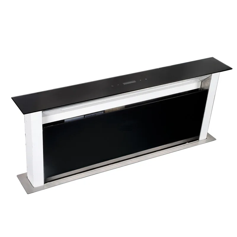 

Concealed, countertop, lift, range hood, open, range hood