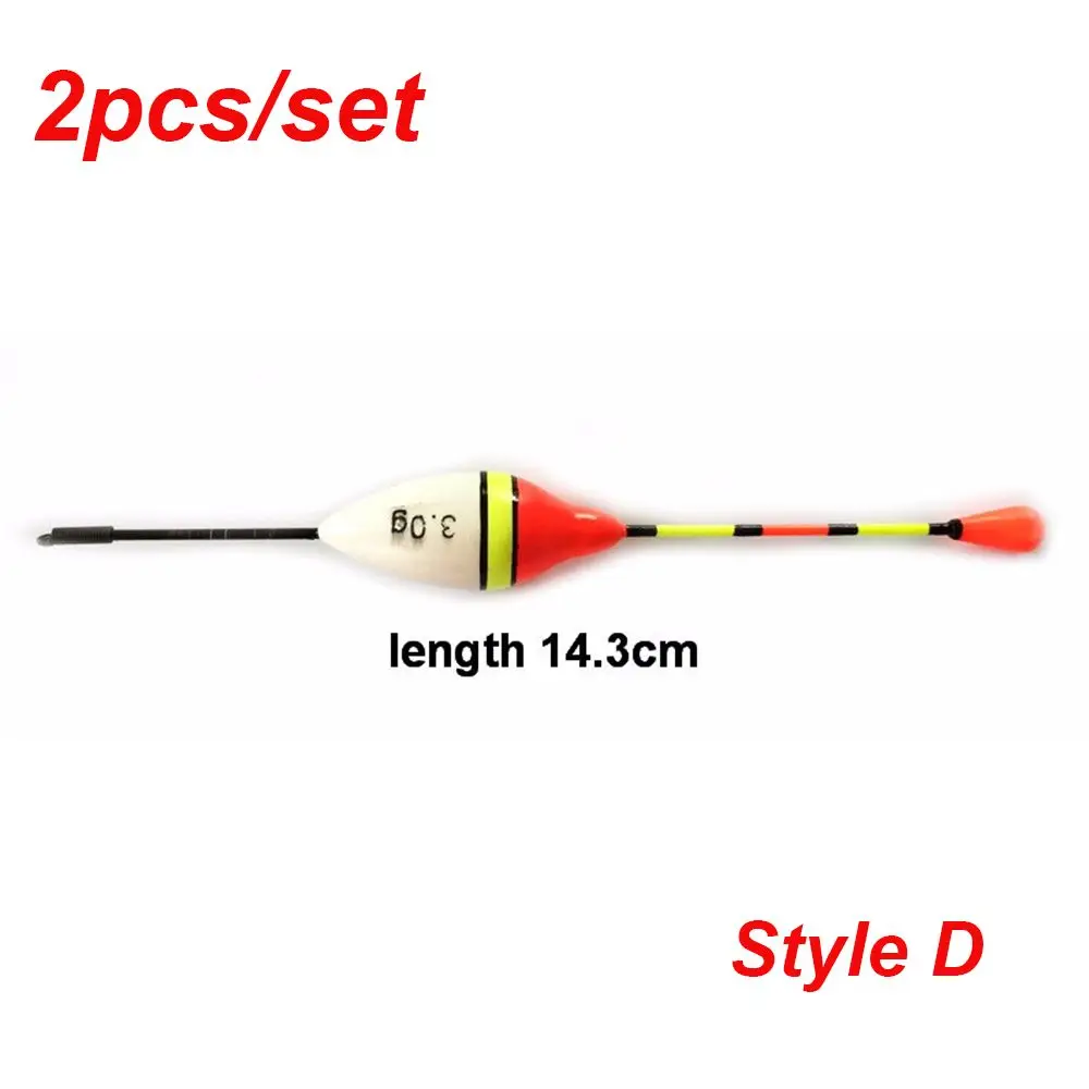 2PCS New Slip Drift Tube Fluctuate Assorted Sizes Fishing Lure Light Stick Floats Floats Bobbers Indicator