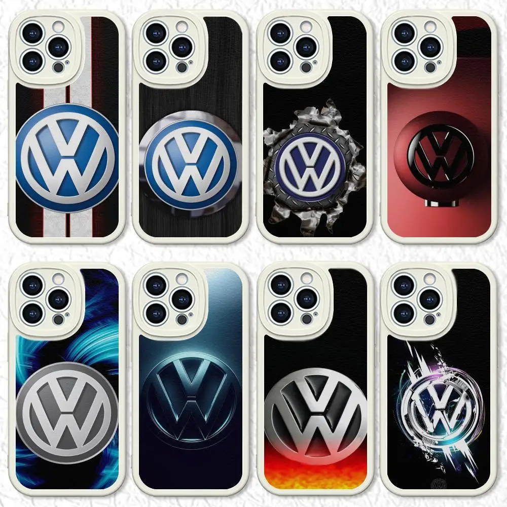 The Car V-VolkswagenES MAISTO Mouse Pad Lambskin Case For Iphone 16 15 14 13 11 12 Pro Max Xr X Xs 8 7 Plus