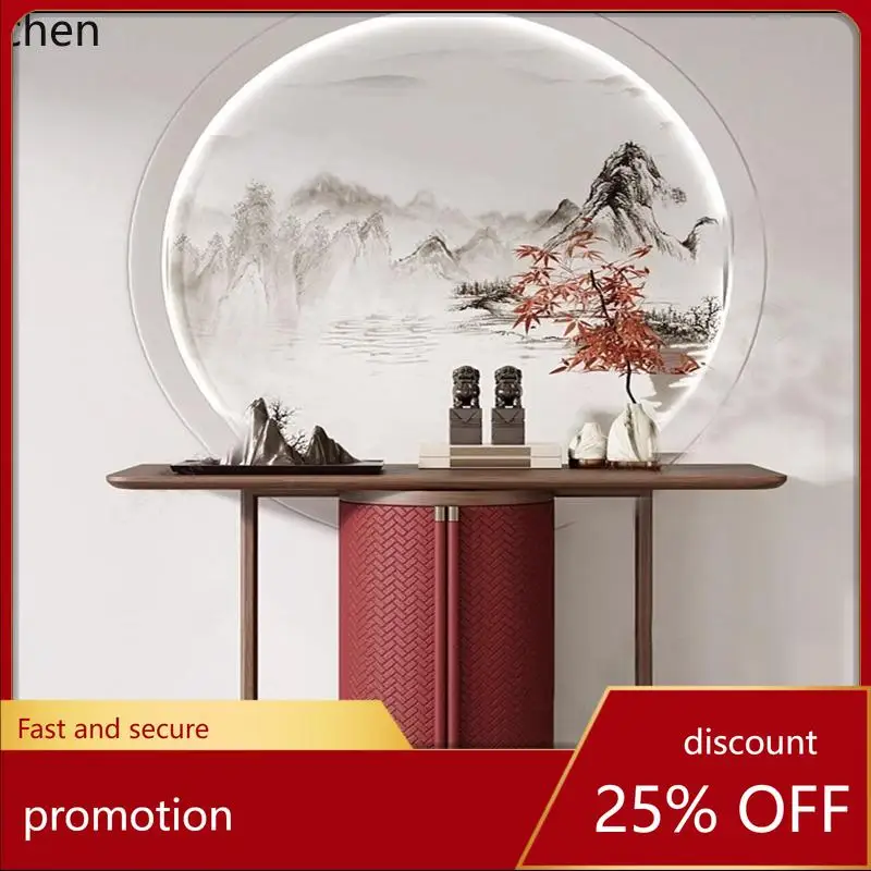 PYH New Chinese Light Luxury Retro Red Cabinet End View Table Hotel Dining Side Cabinet Cases Several Cases