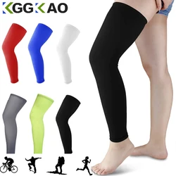 1Pcs Compression Leg Sleeve Full Length Leg Sleeve Sports Cycling Leg Sleeves for Thigh,Knee,Calf for Men Women,Bike,Basketball