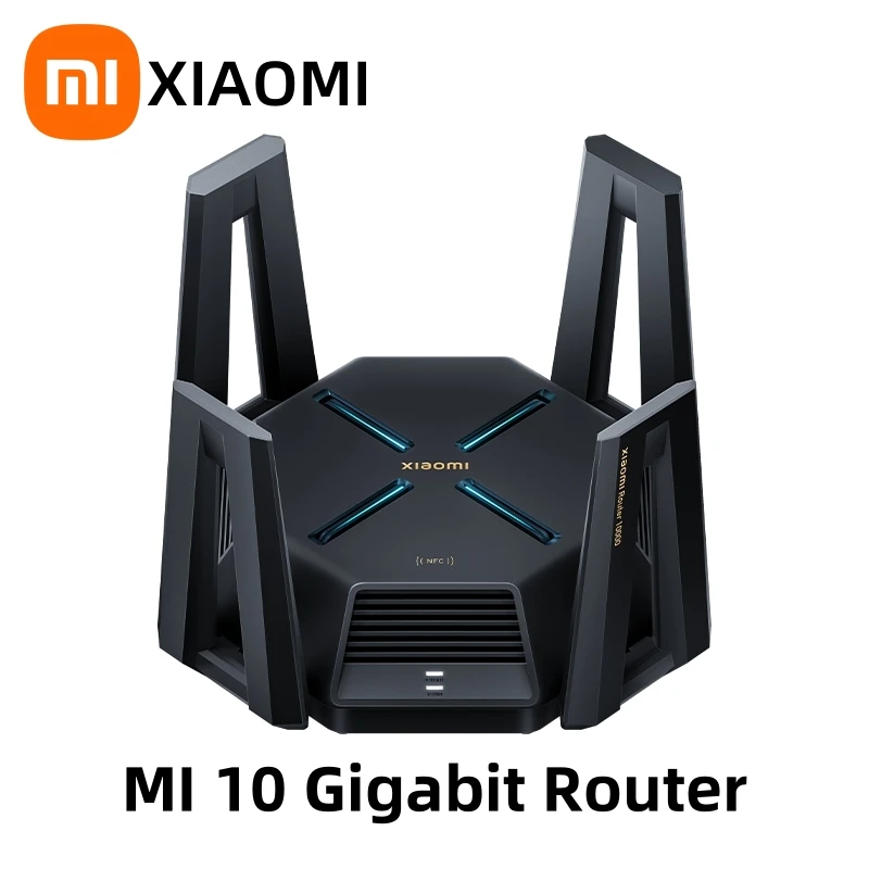 XIAOMI Mi Router 10000 Tri Frequency 10 Gigabit Network Router USB 3.0 2G Memory Mesh Networking Game Accelerator Smart Home