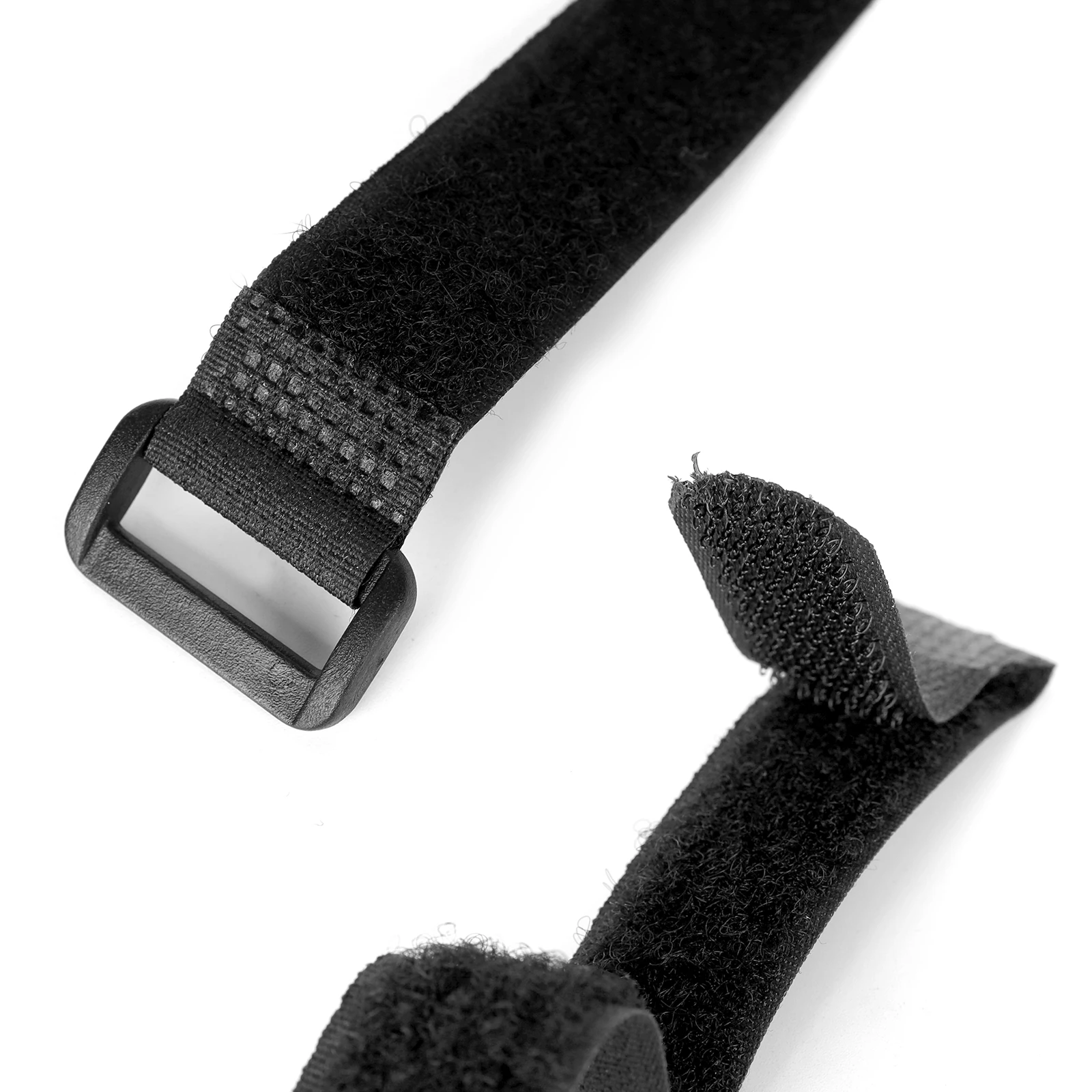 24Pcs/Lot 12" Fastening Adhesive Straps With Buckle,Multi-Purpose Reusable,Adjustable Hook&Loop for Cable,Outdoor,Home,Storage