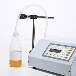 GFK160 Manual Electric Digital Control Pump Water Drink Perfume Liquid Filling Machine 5-3500ml Oil Wine Milk Juice Packaging
