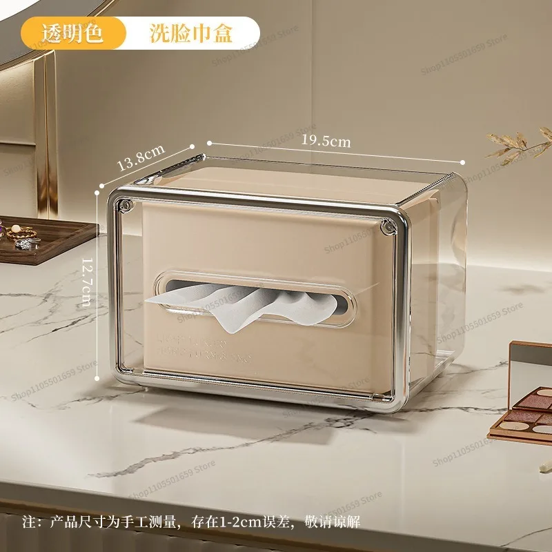 For Cosmetics Storage Box, Dresser, Skin Care Drawer, Shelf, Desktop, High-end Transparent Lipstick Box