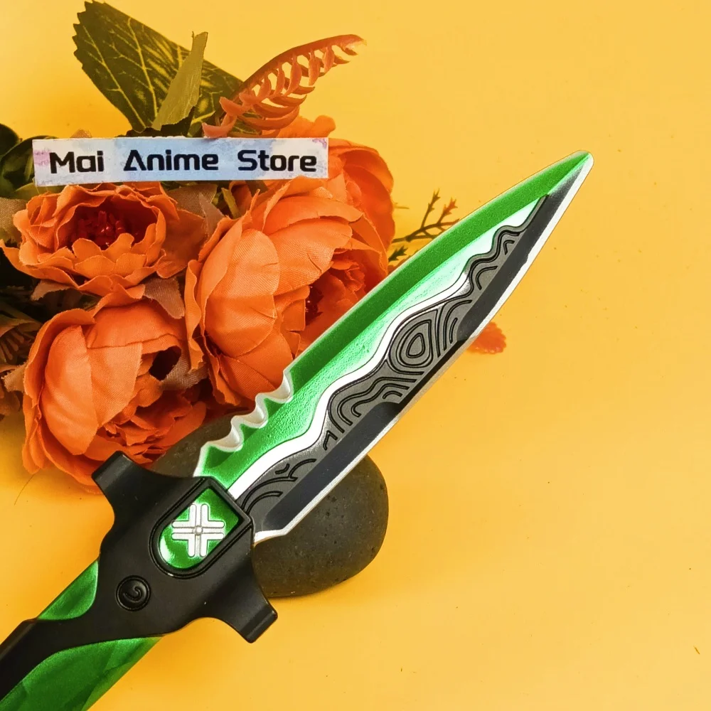 7.1inch Valorant Katana Real Katana Original Samurai Sabre Metal Anime Cosplay Prop Sword Ninja Knife Blade Unsharp Toy Gift