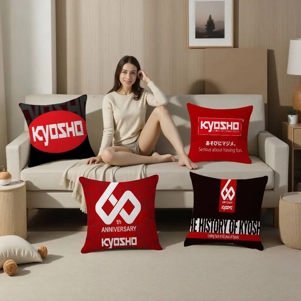 Kyosho Japan RC Logo Kissenbezug Kissenbezug Dekor Kissenbezug Bedruckter Kissenbezug für Couch