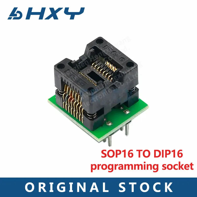 SOP16 to DIP16 SOP16 превратите DIP16 SOIC16 в DIP16 гнездо для микросхемы Адаптер программатора Разъем 150 мил