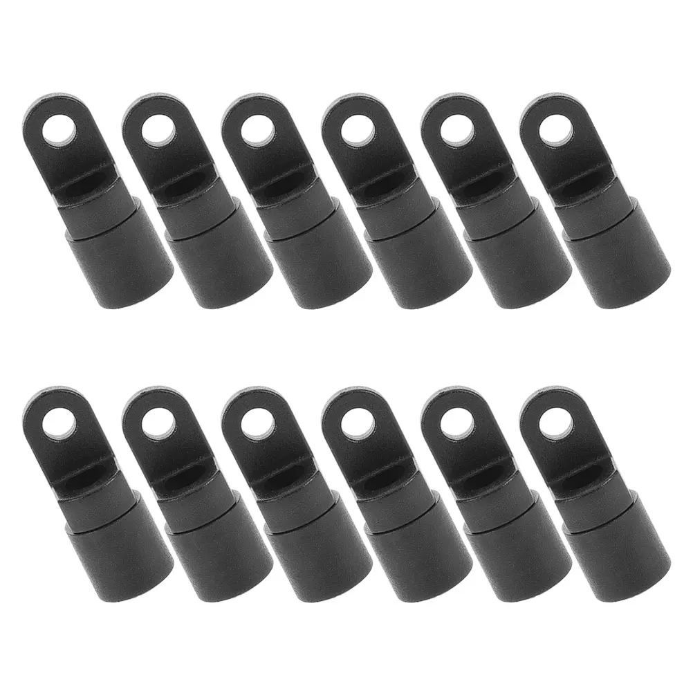 

12pcs Kayak Rope Buckle Bungee Cord Retainer Clip Cords Ends Boat Hooks Terminal Canoe Durable Plastic Wear Resistant Water