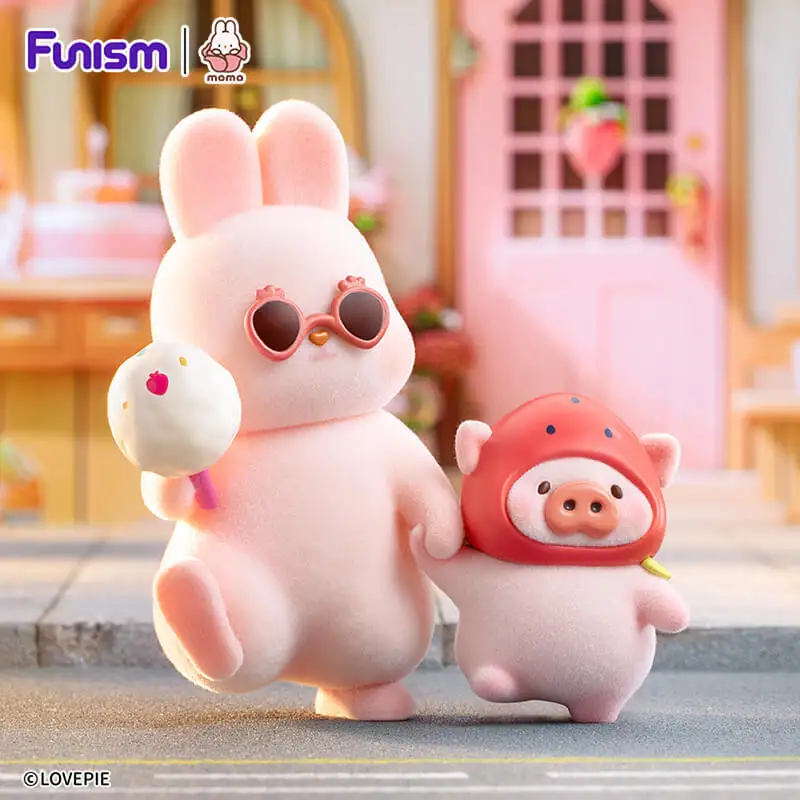 

FUNISM MOMO Bunny Strawberry Town Series Blind Box Figures Action Toys Figures Birthday Gift Kid Toy Blind Box