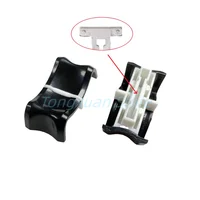 5 uds 24x11x10mm mezclador tarjeta de sonido atenuador tapas negras deslizamiento recto empuje las perillas de llave perilla del potenciómetro en forma de T 1x8MM agujero interior