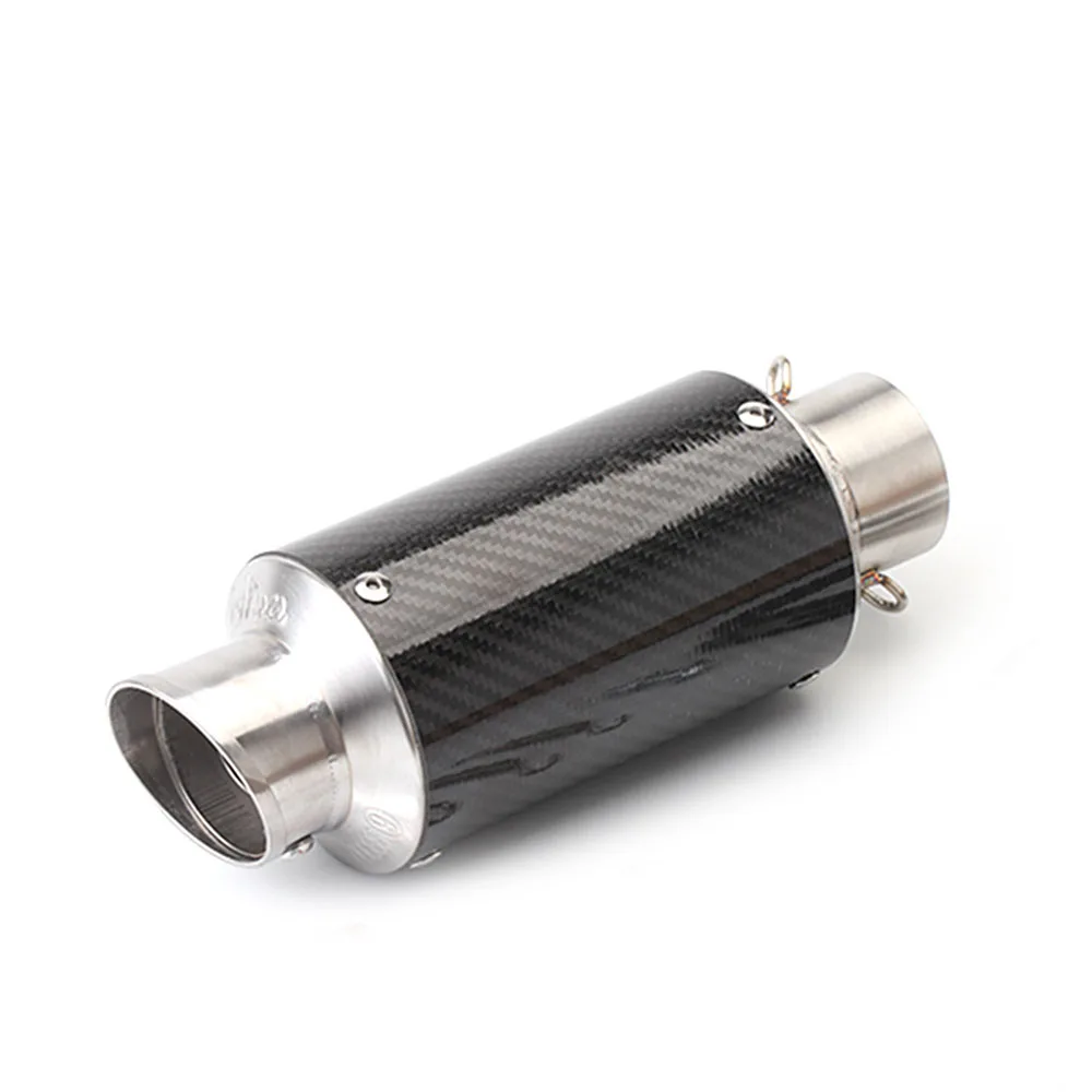 

SXLL Universal Motorcycle Exhaust, Carbon Fiber 51mm Exhaust with DB Killer for RC390 Ninja250 300SR Msx125 Mt07
