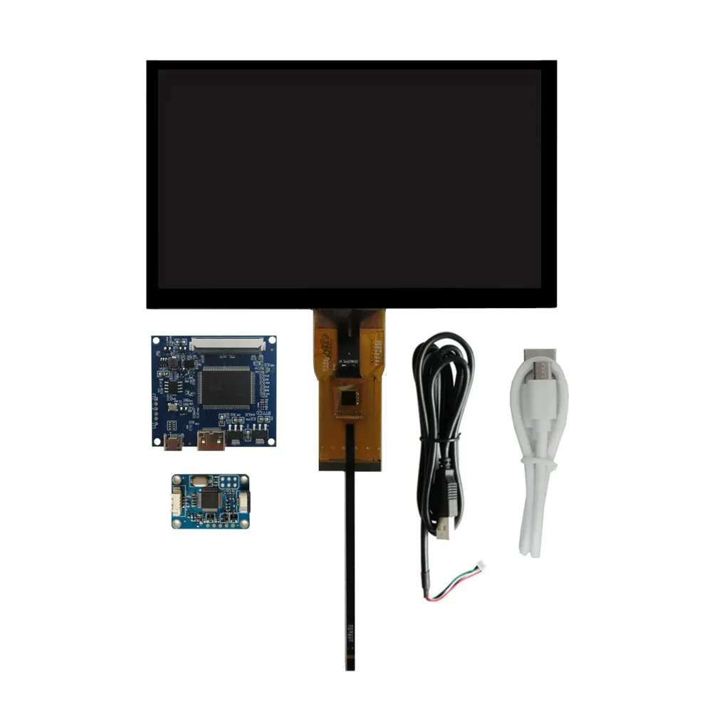 7-calowy wyświetlacz LCD Monitor pojemnościowy Digitizer ekran dotykowy kompatybilny z HDMI dla Raspberry Pi Banana Pi PC