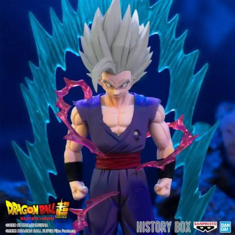 Genuine Brand New and Unopened Bandai Banpresto Dragon Ball Super Super Hero Son Gohan Decoration Anime Action Figures Model