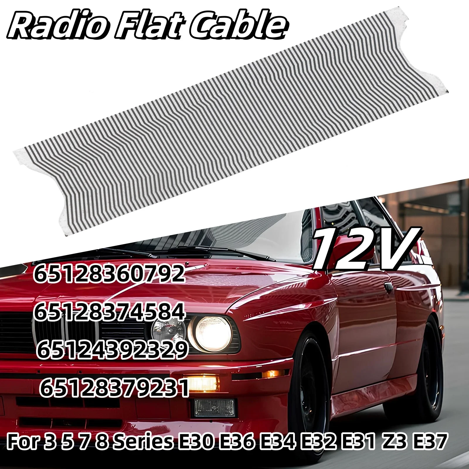 

Car Pixel Repair Fix Flat Cable For BMW Business CD RDS For 3 5 7 8 Series E30 E36 E34 E32 E31 Z3 E37 65128360792 65128374584