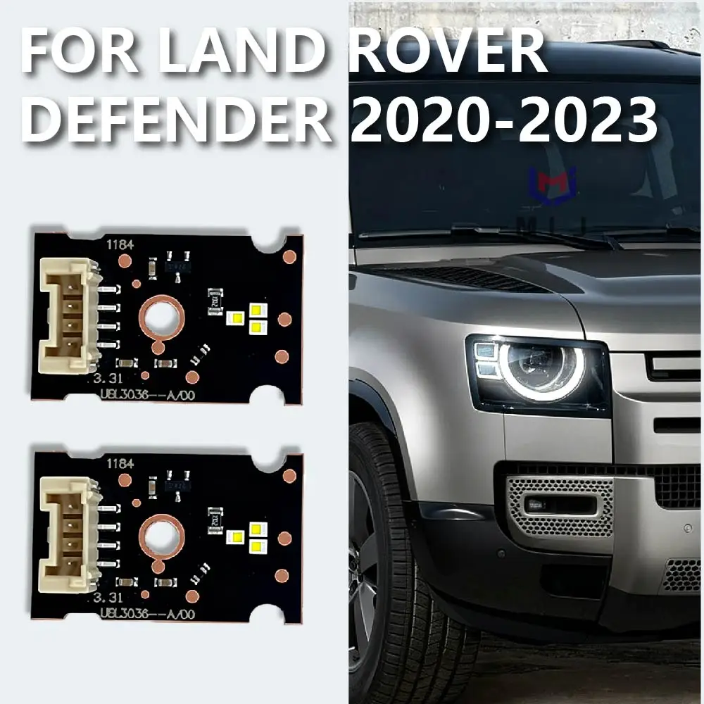 Daytime Running Light LED Angel Eye DRL Light Source Chips PCB Boards Headlight Accessories For Land Rover Defender 2020‑2023