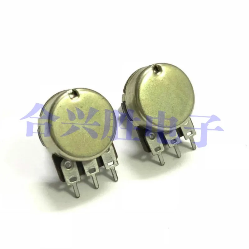 5PCS 16 Type Rotary Potentiometer 148 Type Single B5K Power Amplifier Audio Adjustment Volume Potentiometer 16MM