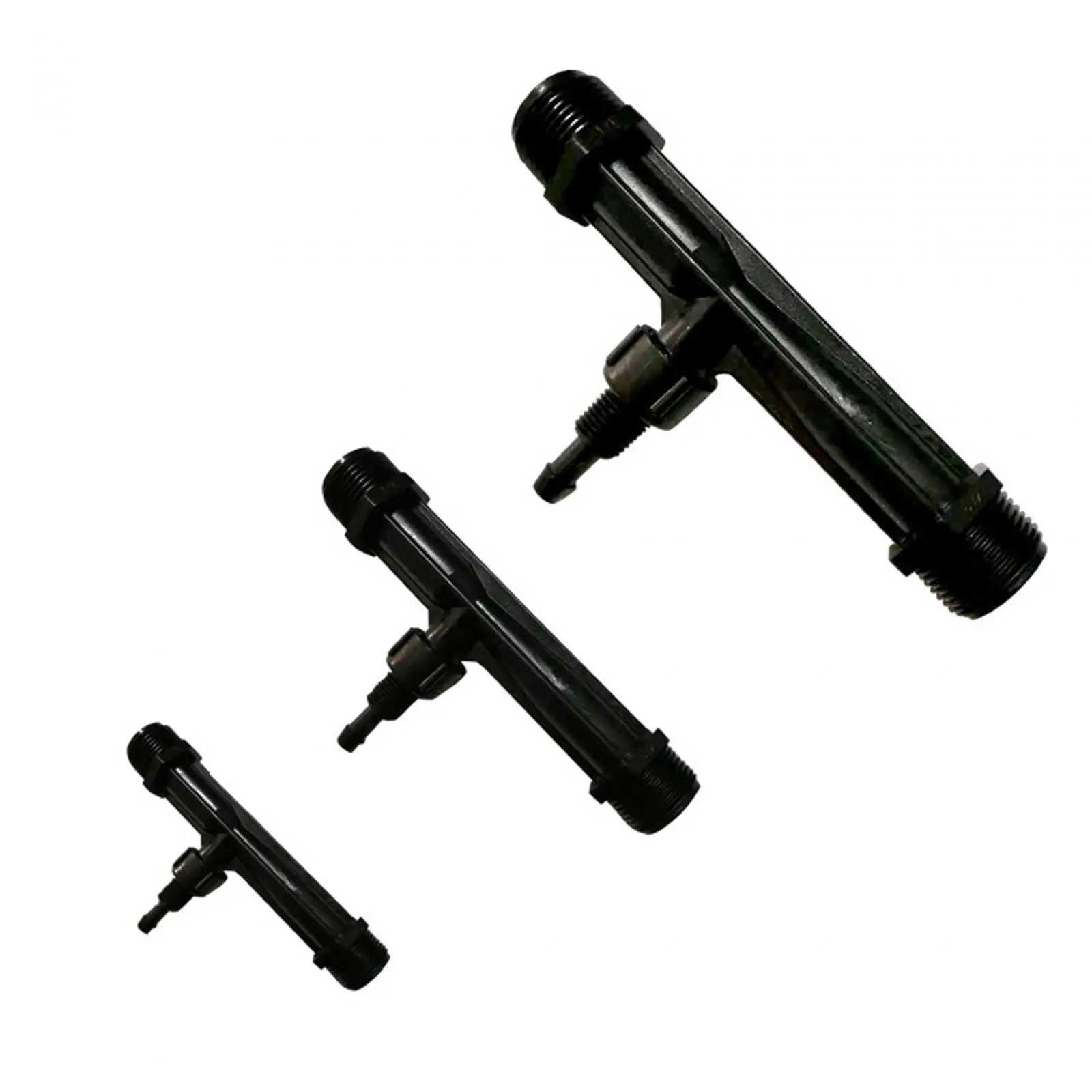 Venturi Injector with Tube for Automatic Fertilization, Threaded Fitting, Suitable for Gardening Use