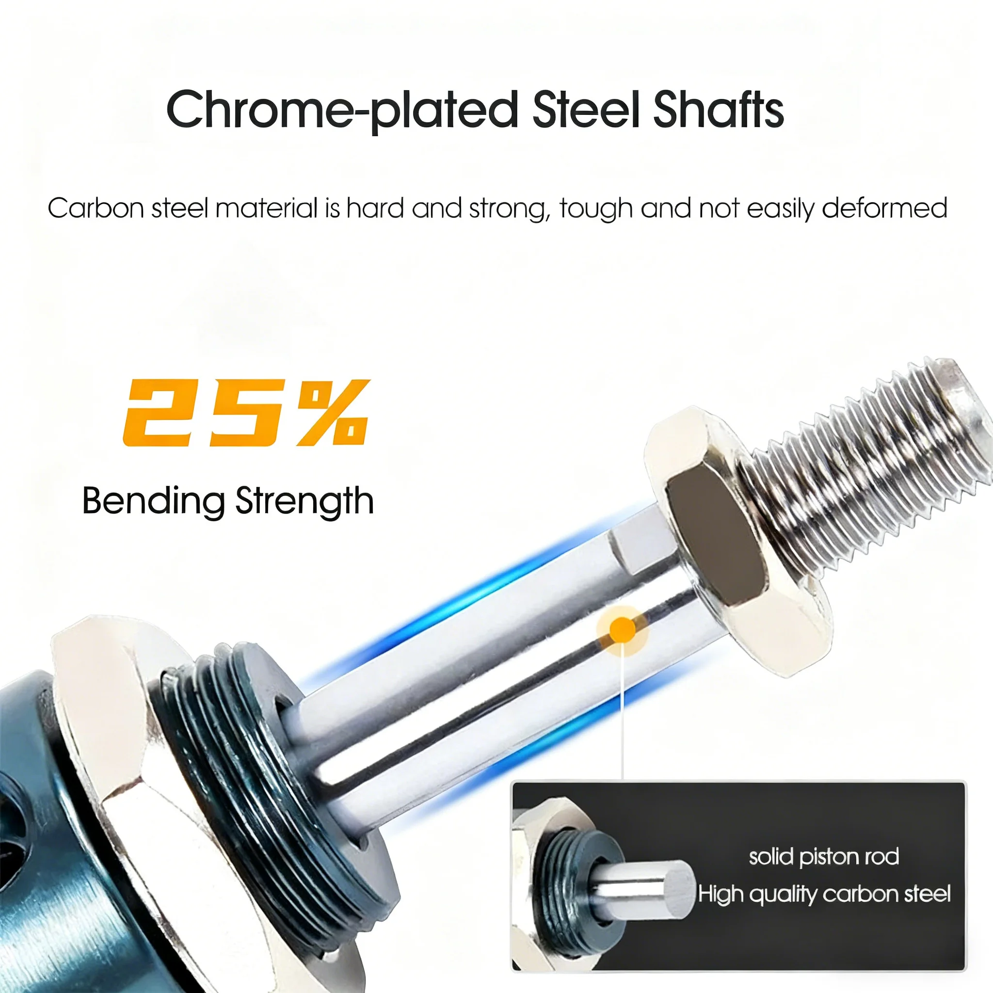 Mini MAL Cylinder Pneumatic Push Rod Telescopic Rod MAL16-25/50/75/100/125/150 for Industrial Use