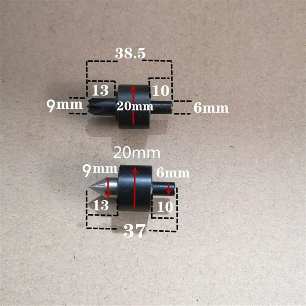 Rotating Live Center Tailstock for Lathe Woodworking & Drilling Accessory for Metal & Woodworking Machines