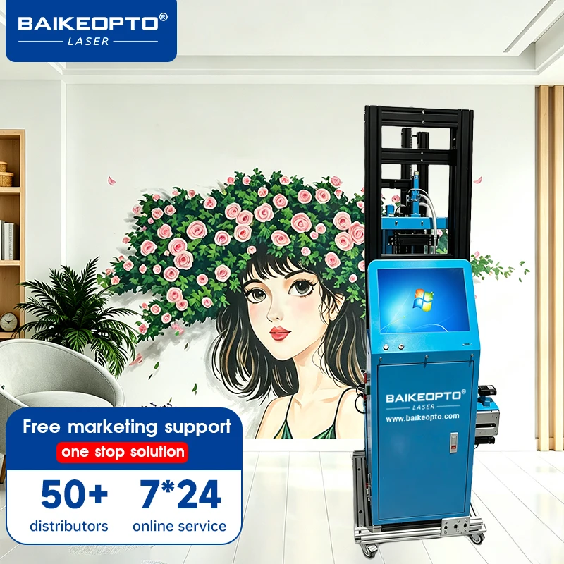 Cheap UV Wall Printing Machine Direct Wall CMYKW UV Drawing Machine Factory Price for Art And Design