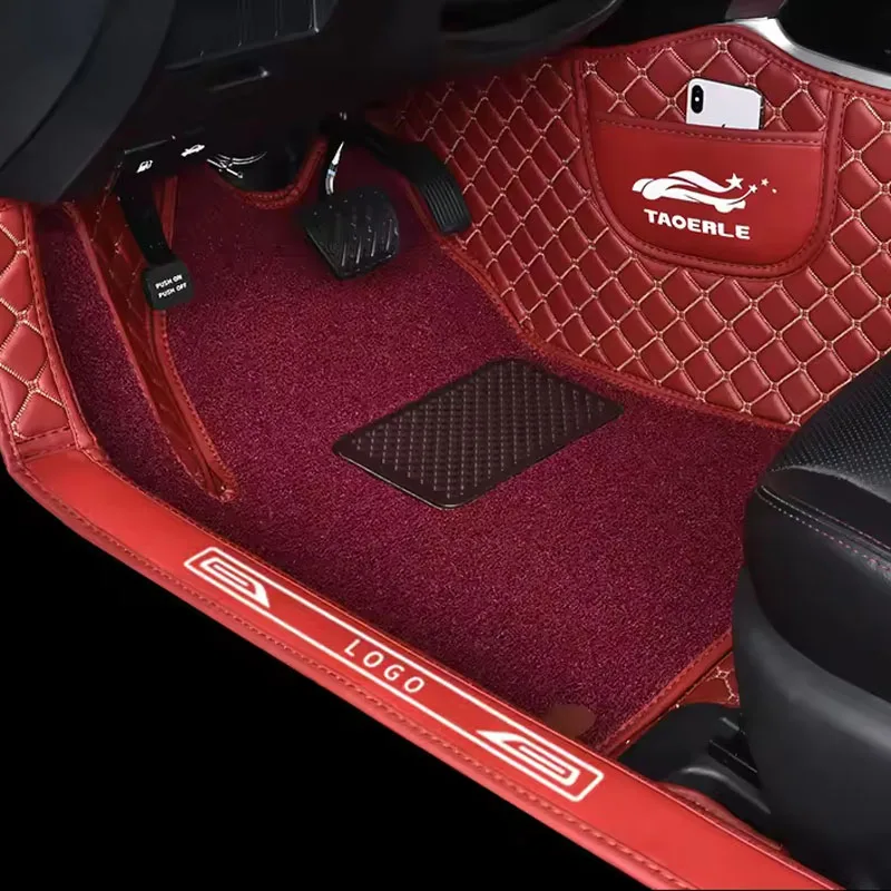 

PU Leather Auto Parts Foot Mat Multi-color Optional Waterproof And Oil-proof Suitable For A Variety Of Car Floor Mats