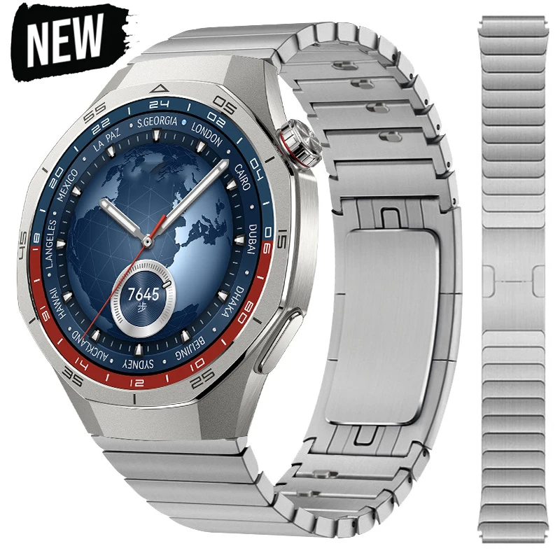 

22mm Metal Strap for Huawei Watch GT6/5 6Pro 5Pro GT4 5 4Pro 3 46mm Stainless Steel Quick Band for Galaxy Watch 3 45mm Bracelet