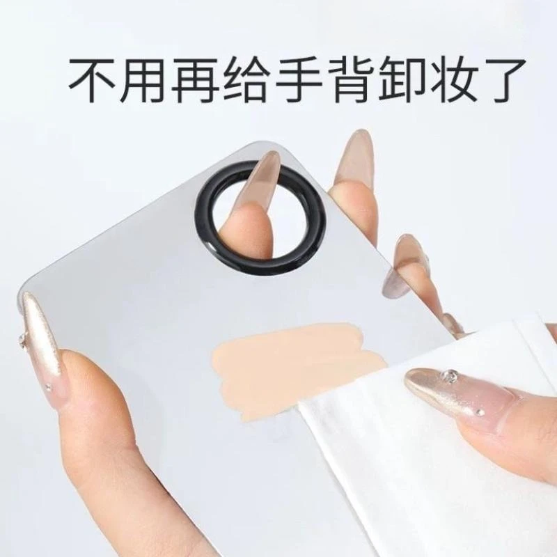 Make-up gereedschapset Combinatie Platte kop Foundation Brush Foundation Cosmetisch Puff en Make-uppalet Gemakkelijk te gebruiken voor beginners