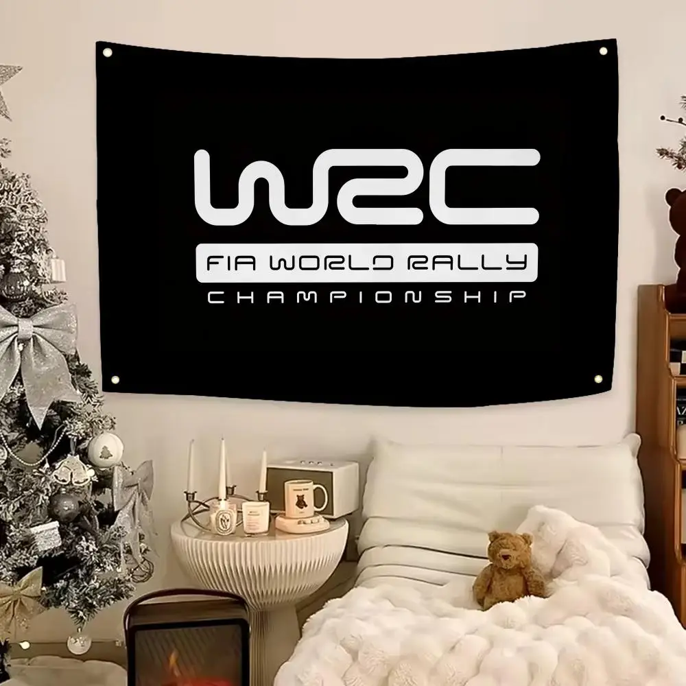 Elite Racing World Rally Championship Flags Aesthetic Wall Hanging Flag Banner Bedroom Living Room Home Decor Large HD