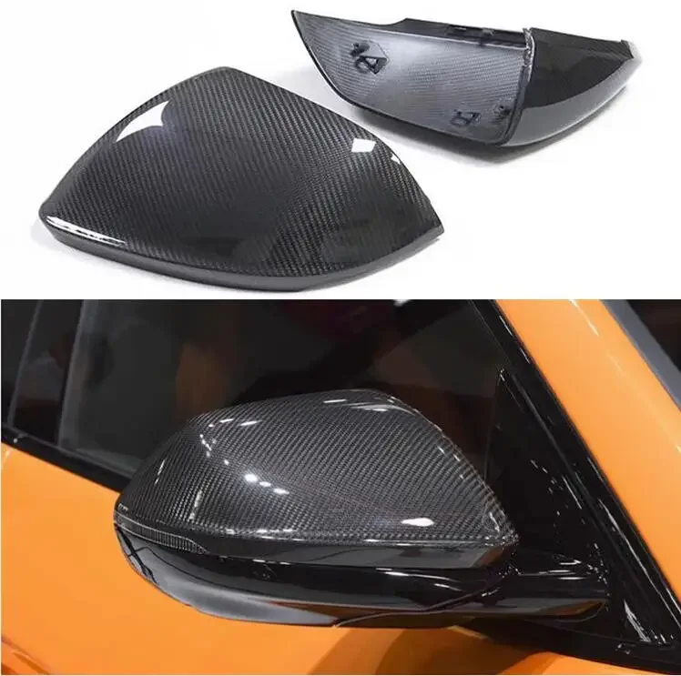 

Real Dry Carbon Fiber Replacement Side Door Mirror Cover For Lamborghini URUS Audi Q8 SQ8 RSQ8 2019-2023