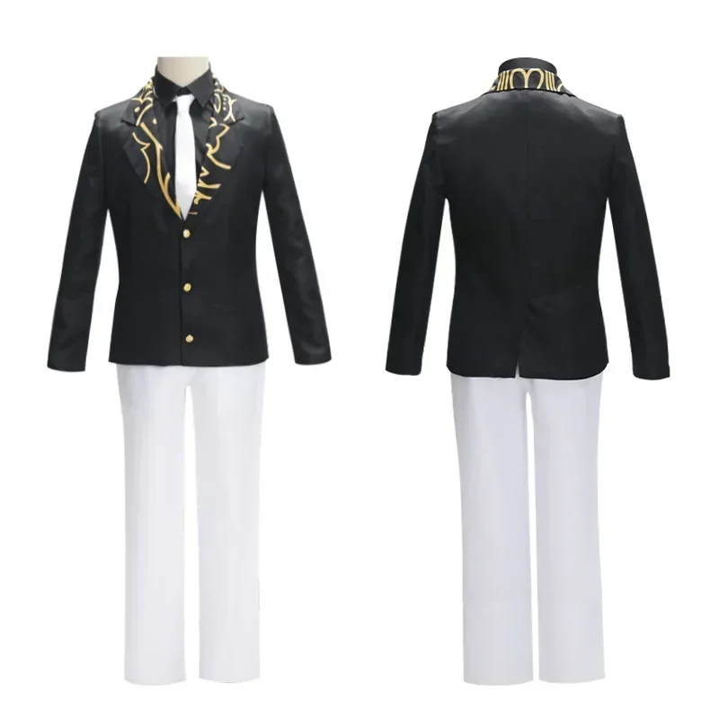 Anime Cosplay Kibutsuji Muzan Kostüm Uniform Hut Anzug Halloween Kostüm Männer Frauen