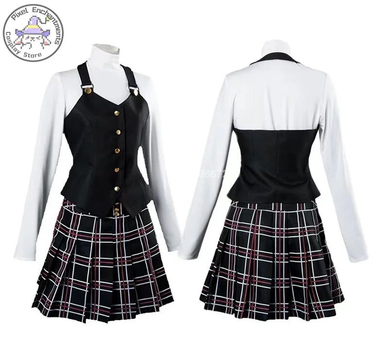 Persona 5 Game Amamiya Ren Makoto Niijima Cosplay Costume Women Men School Uniform Halloween Anime Role Play Outfits