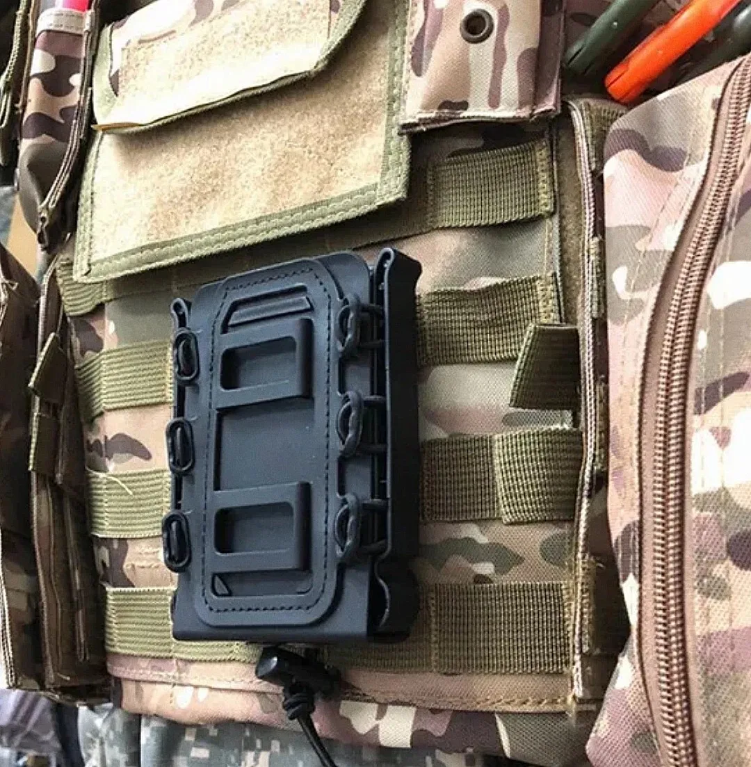 Fast Mag Flexible Molle Pouch for AK 74 47 AR M4 5.56 7.62 Rifle Pistol Magazine Holder - view 2