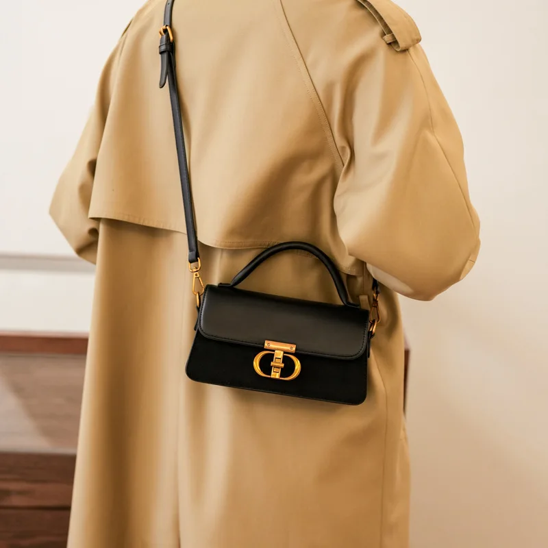 

2025 New Women's Retro High-end Shoulder Messenger Bag - Fashion Trend Four Seasons Versatile Small Square Handbag