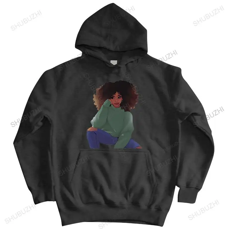 autumn winter hoodies streetwear spring pullover zipper Fashionable print dark-skinned beauty Girls men casual loose sweatshirt