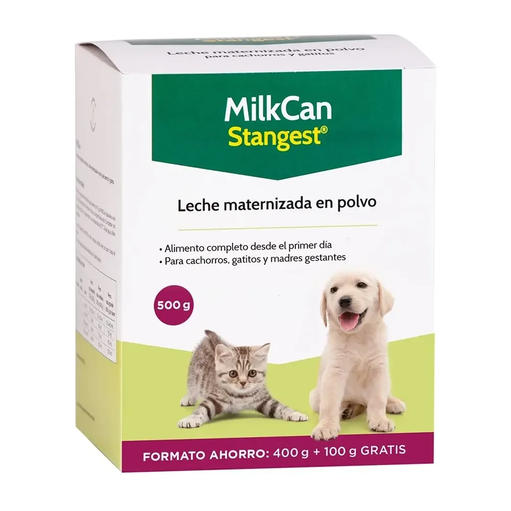 MilkCan 500 g leche maternizada en polvo para perros y gatos STANGEST