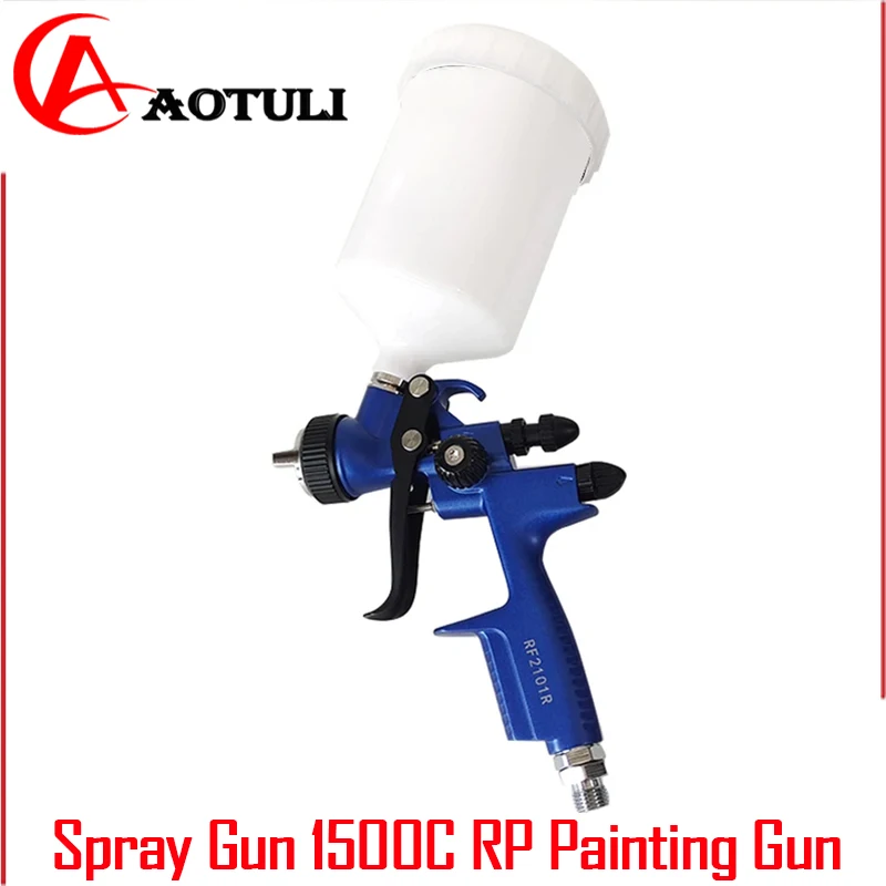 Spray Gun 1500C RP Painting Gun 1.3mm Nozzle Paint Gun Water Based Professional Air Spray Gun LVMP Airbrush For Car