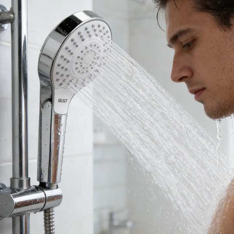 

Three Level Manual Spray Adjustment for Showerhead Household Shower Showerhead Is Water-saving and Drop Resistant Accessories