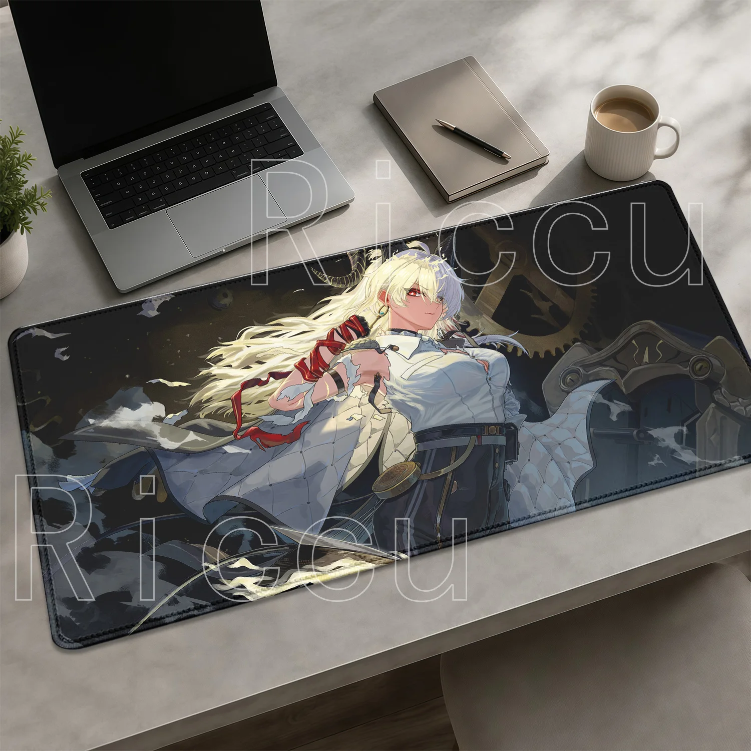HD Printing Zani Wuthering Waves WuWa Mousepad PC Gaming Keyboard Anti-slip Rubber Desk Mat Office Accessories Anime Girl Carpet