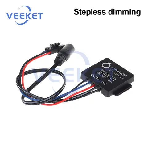 DC12V 3A 36W Mirror Touch Sensor Switch For LED Lights Mirror Headlight Bathroom Mirror Single Button Switch