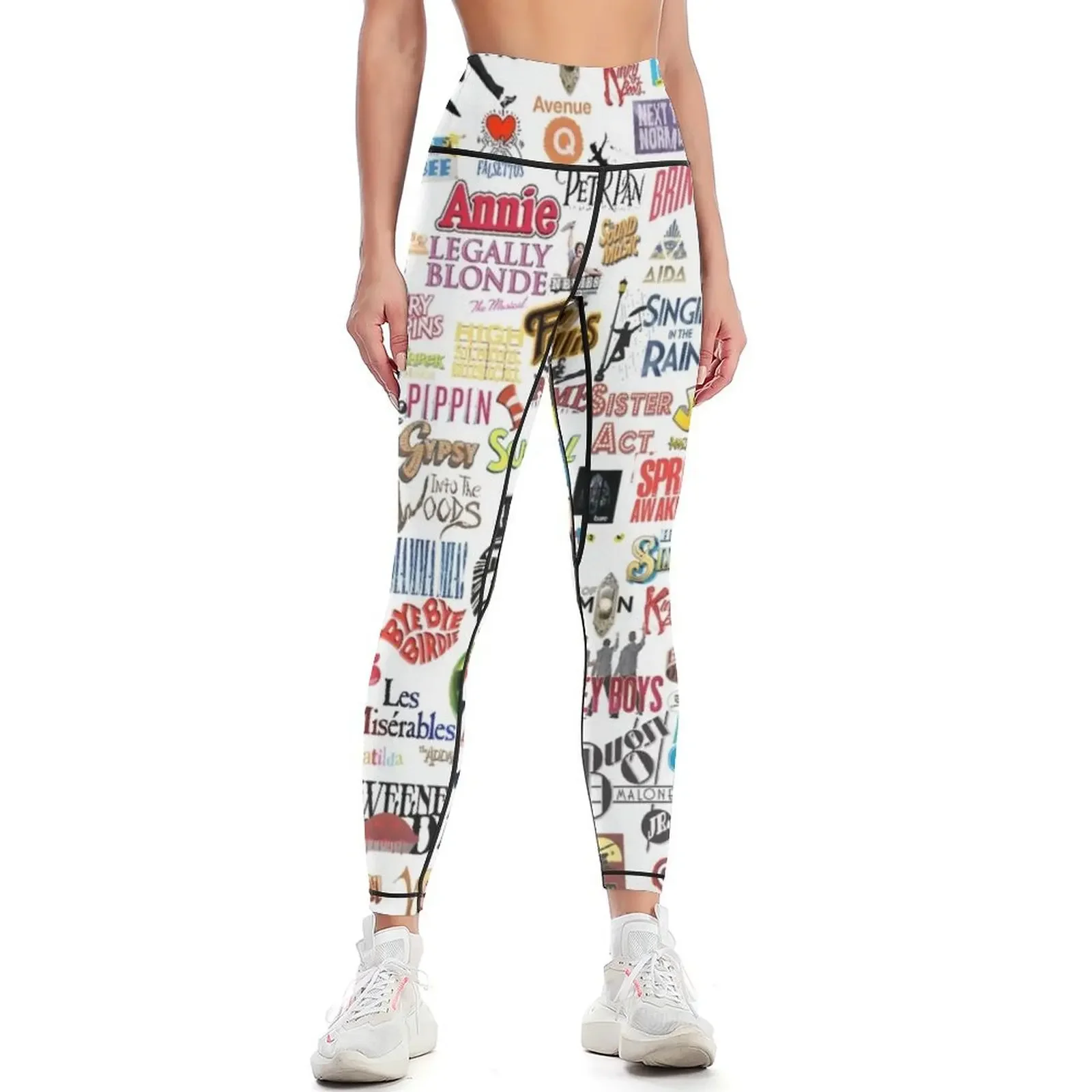 

Musical Logos Leggings trousers Fitness woman Women's sports fitness set gym Womens Leggings